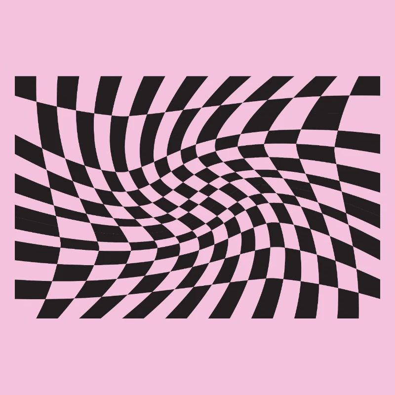 Warped Checker Optische Spirale