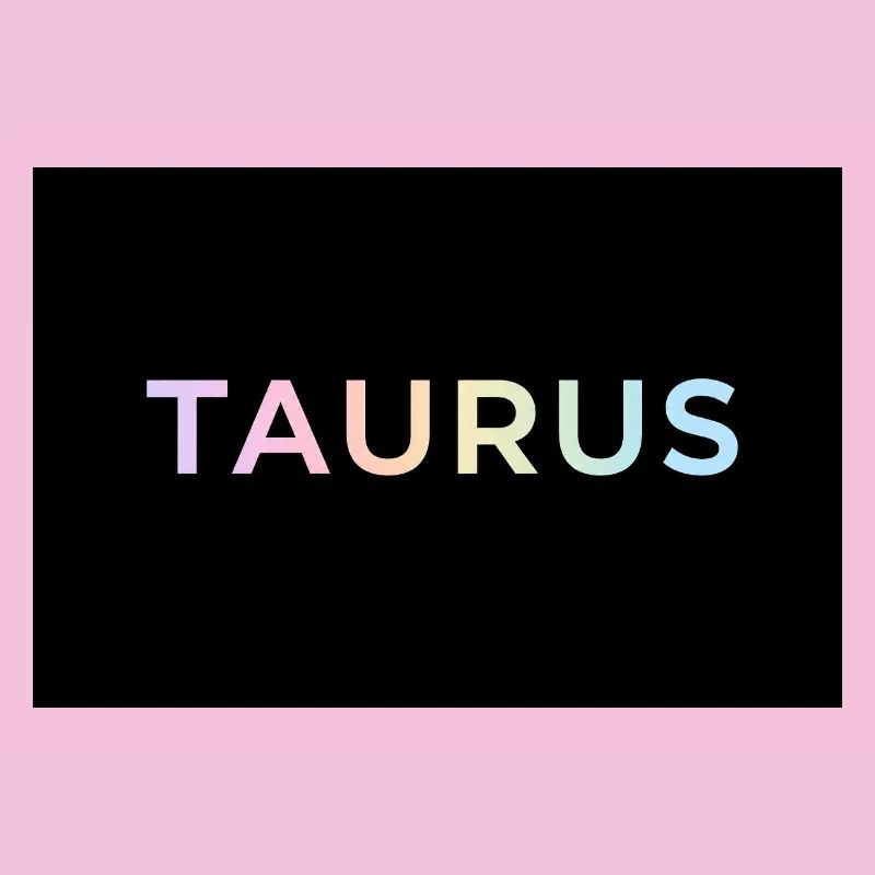 Taurus Gradient Typography