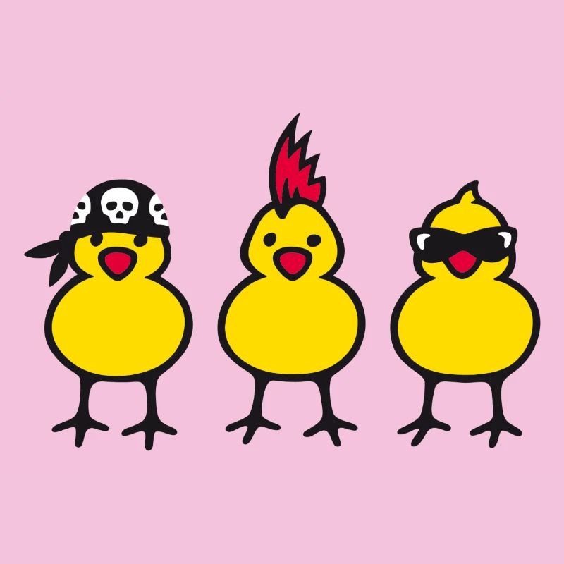 Three Chicks