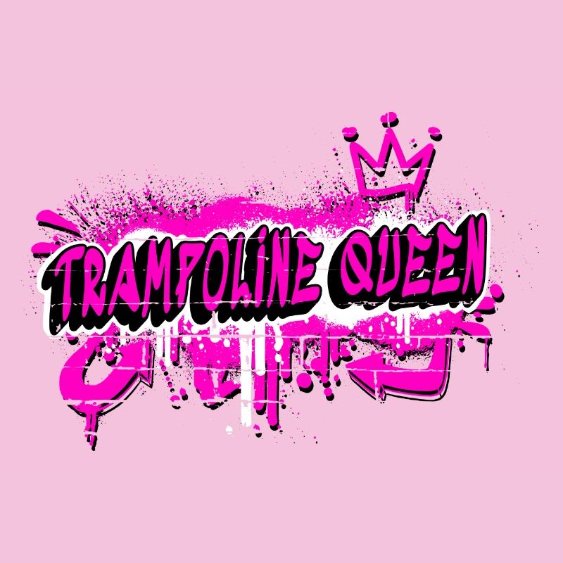 Trampoline Graffiti Queen Design