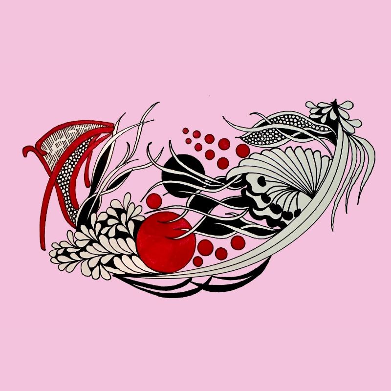Flowing Flower Shell Waves