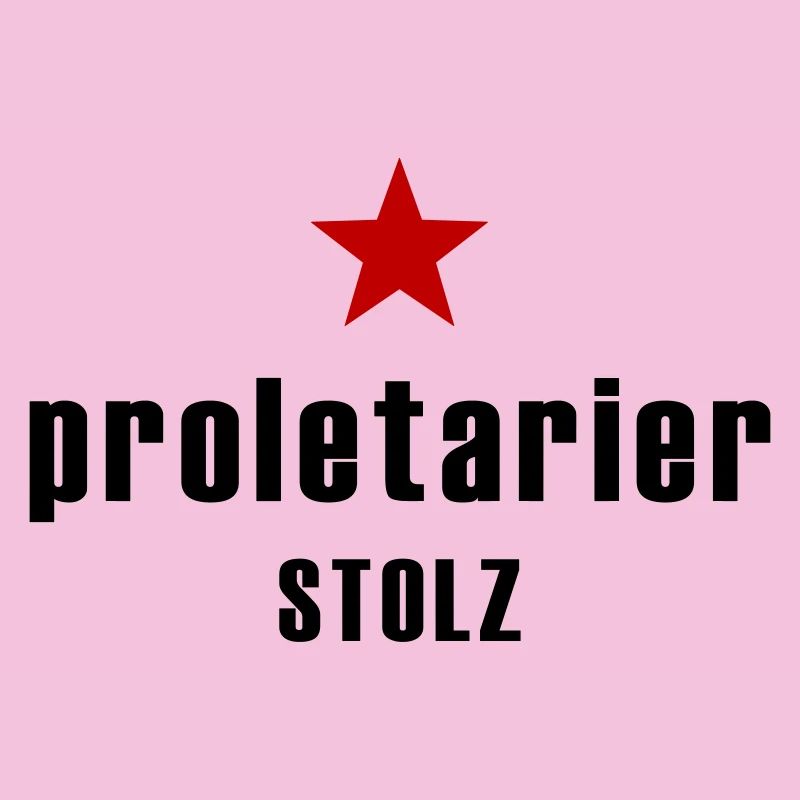 Proletarian pride with a red star