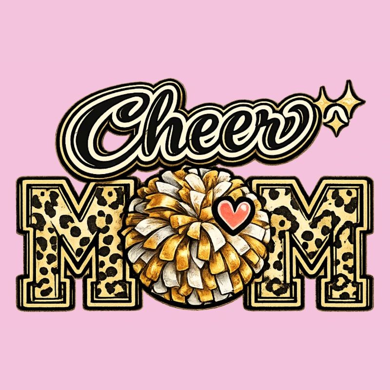Cheer Mom Leopard Shirt – Muttertagsgeschenk
