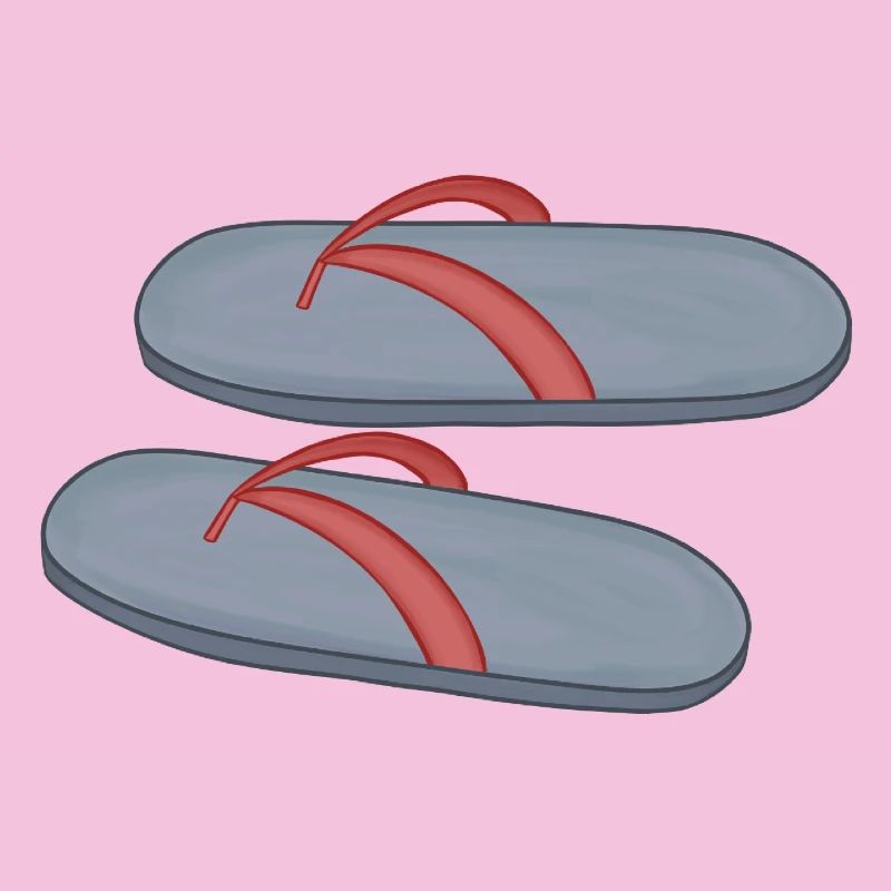 Beach Flip Flop Design