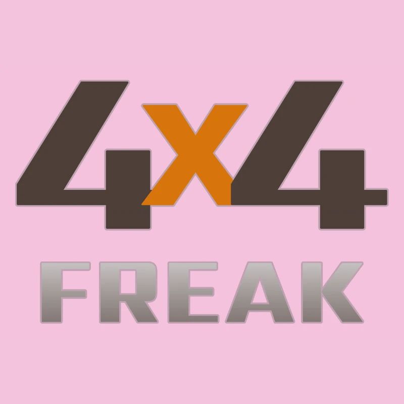 4x4 FREAK Orange X Logo