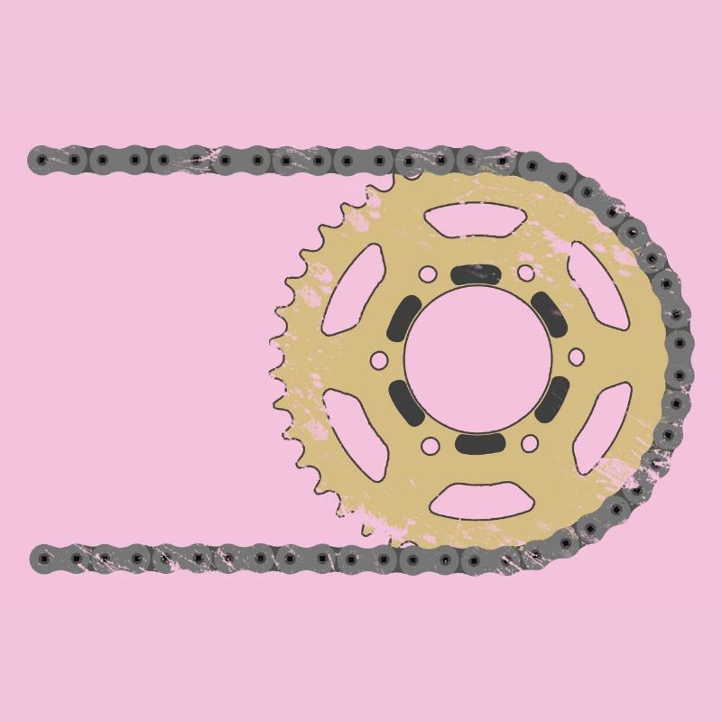 Sprocket chain composite cracks