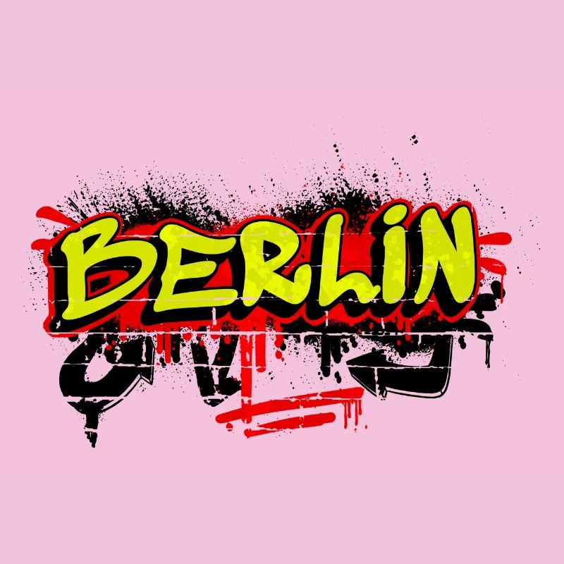Motif graffiti à Berlin