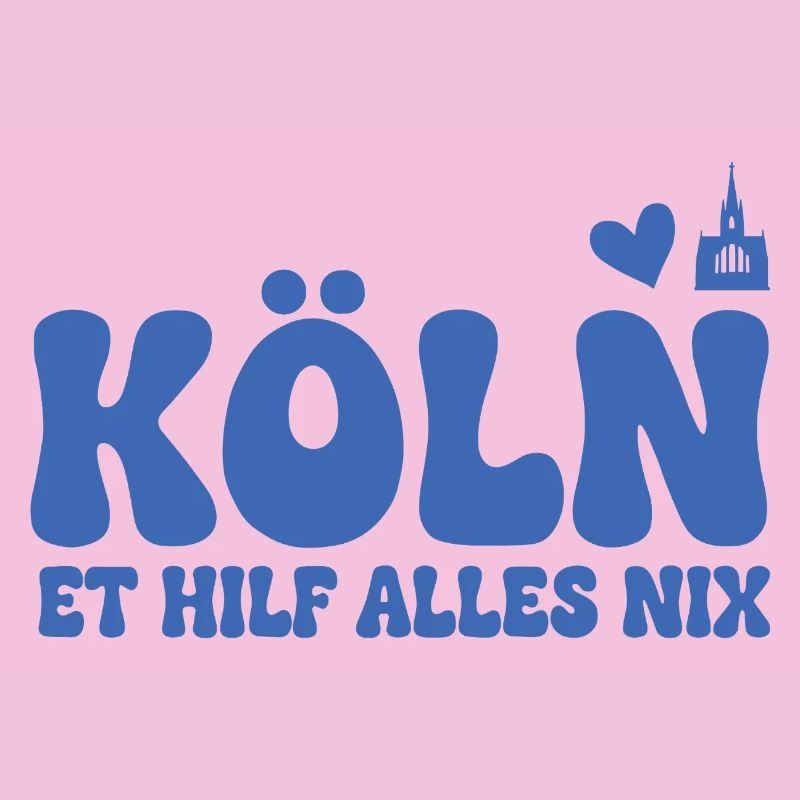 Köln Dialekt Grobschrift Logo