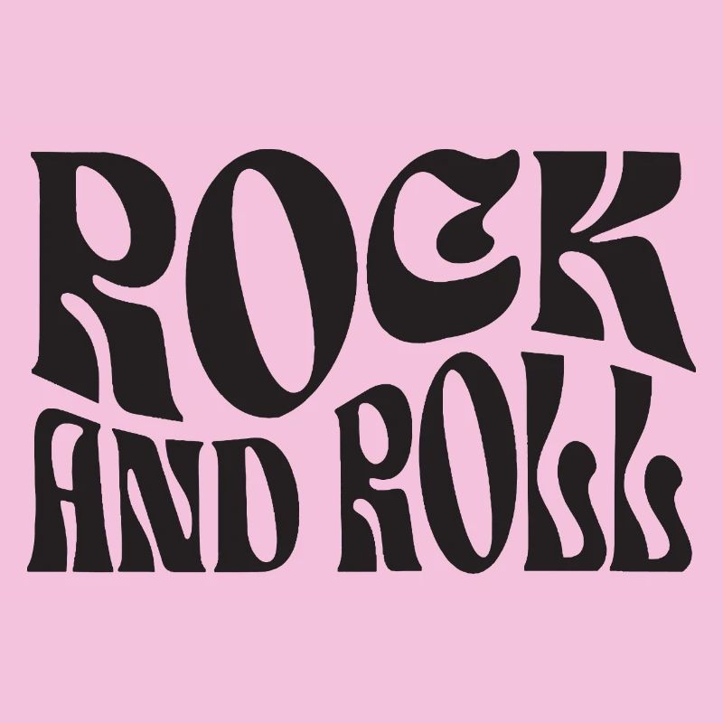 Rock'n'Roll Retro-Typografie
