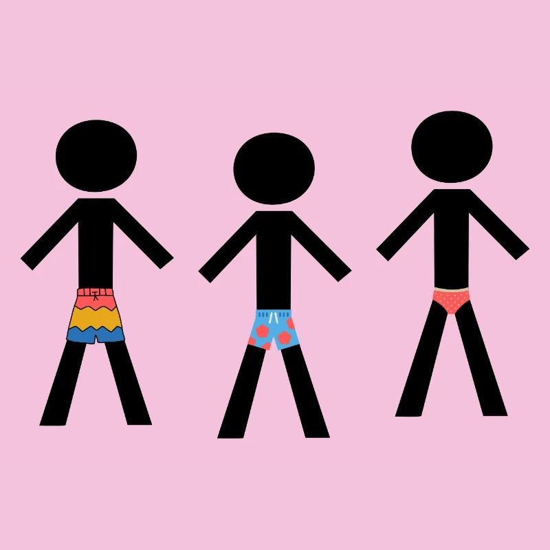 Beach Ready - Three well-dressed men