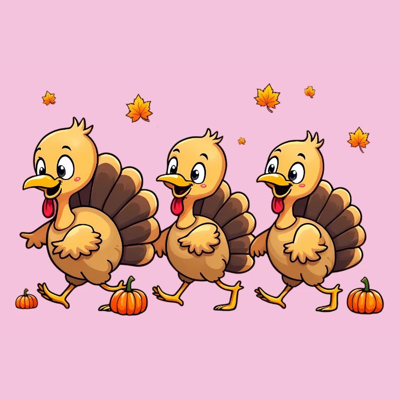 Bébé dinde de Thanksgiving