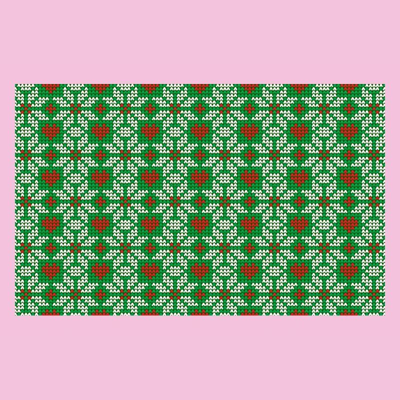 Knitted Christmas pattern