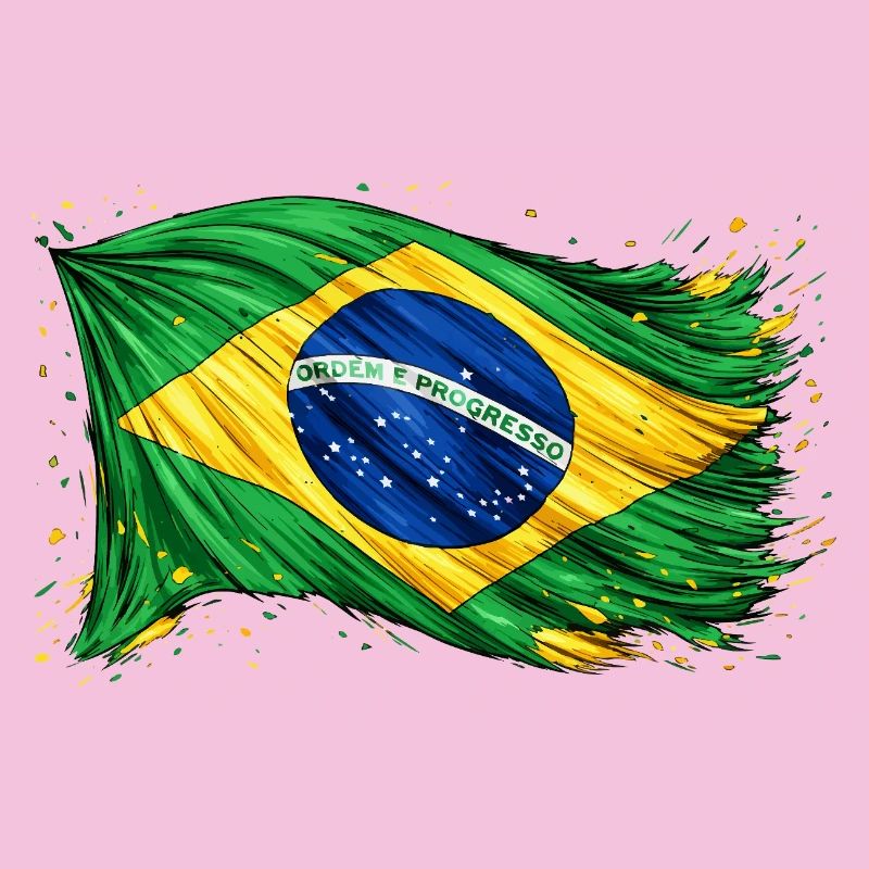 Drapeau brésilien Brésil