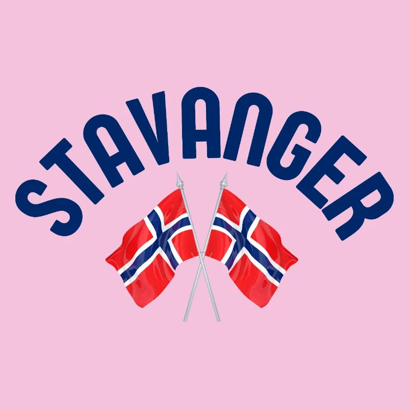 Stavanger Norway Flags