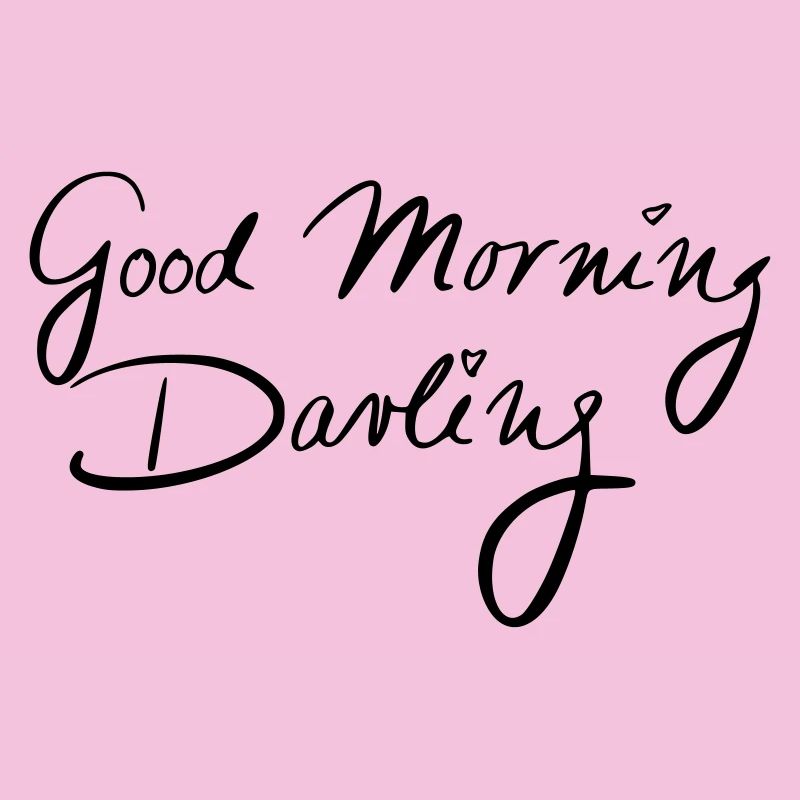 Bonjour chéri