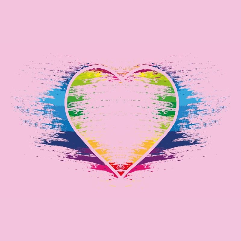 Rainbow heart