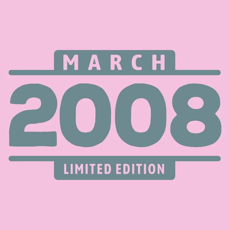 Limited Edition March 2008 Geburtstag Geschenk