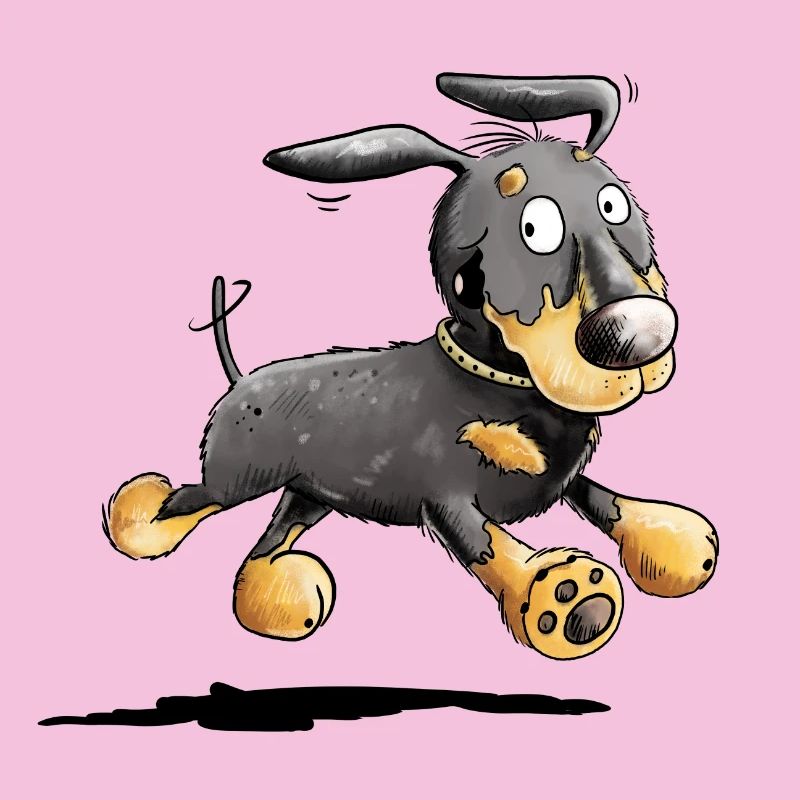 Teckel flotter - Chien de toit - Teckel - Cadeau