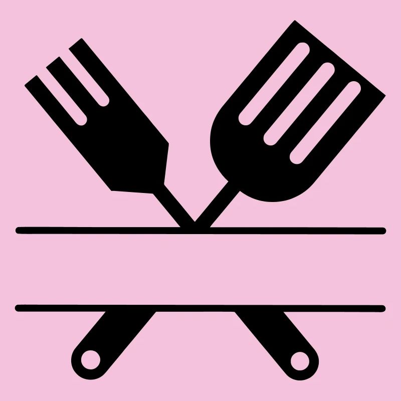 Grill-Emblem Besteck Monogramm