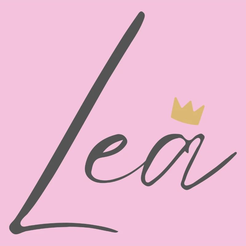 Princess Lea Crown Hemd – Name mit Buchstabe L