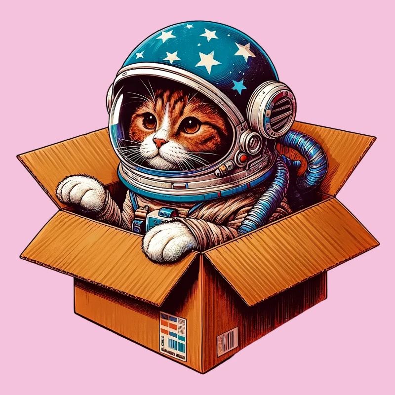 Katze Astronaut