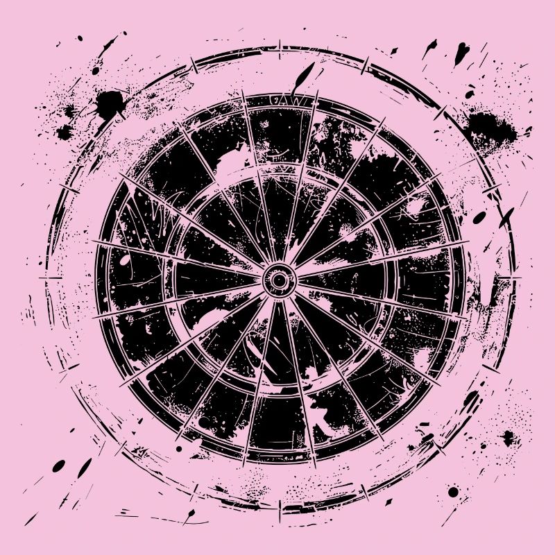 Dessin de jeu de fléchettes