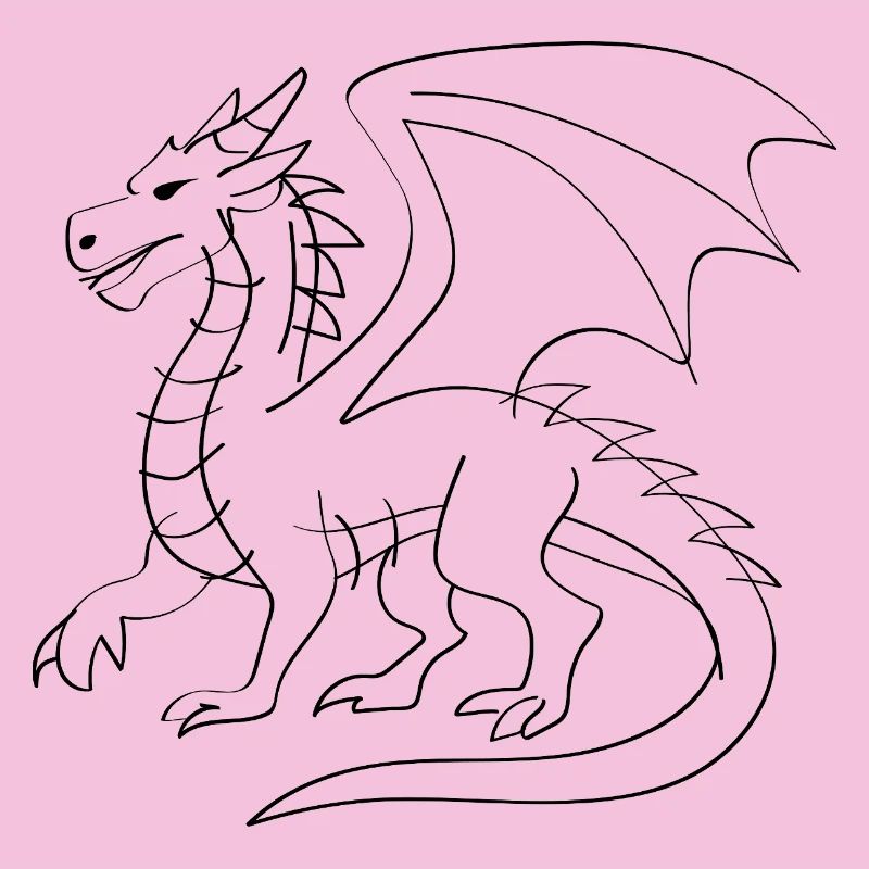 Drachen Illustration