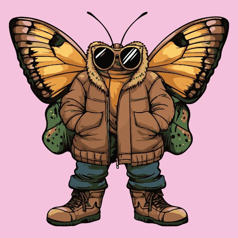 Schmetterling Cool Winter