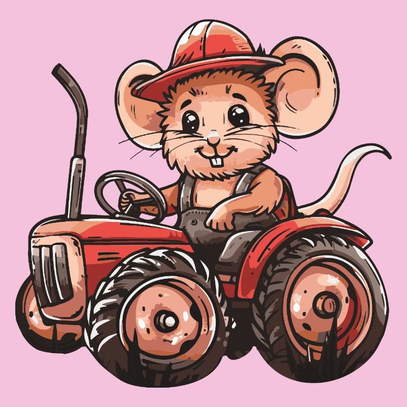 Mouse Tractor Farmer