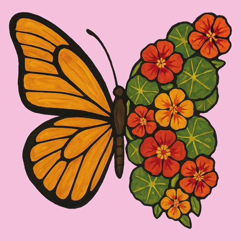 Fendre de la floraison des papillons