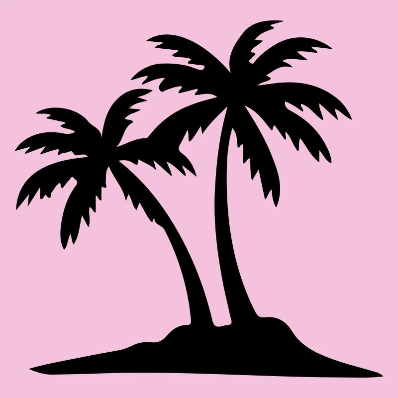Island Palm Tree Icon