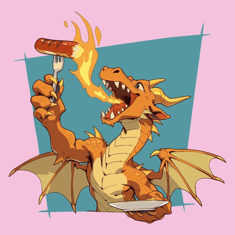 Dragon BBQ au souffle de feu