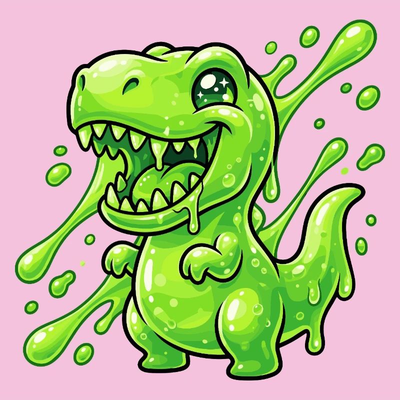 Dino vert blob
