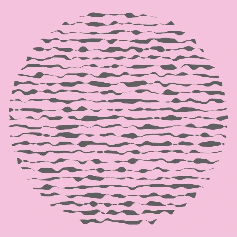 Écho du cercle ondulé