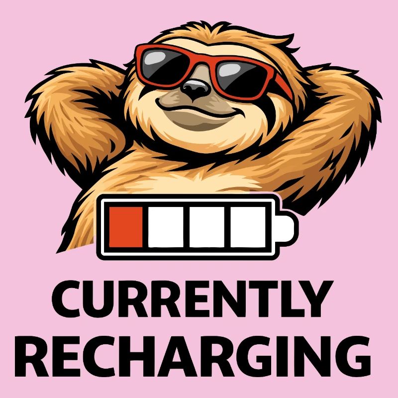 Sloth Chill Battery Tee