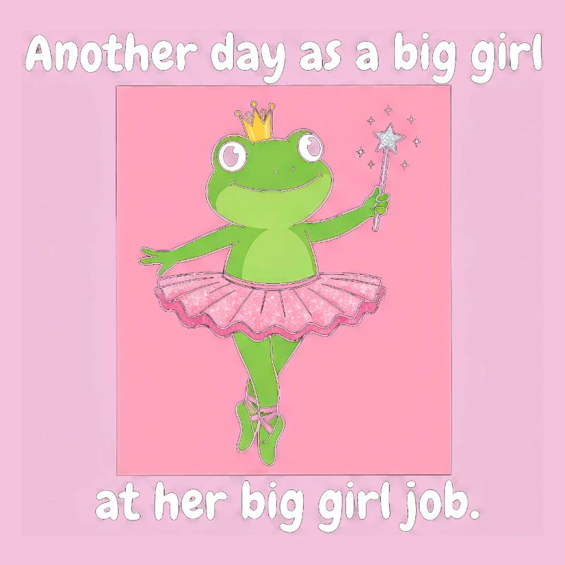 Frog princess in tutu