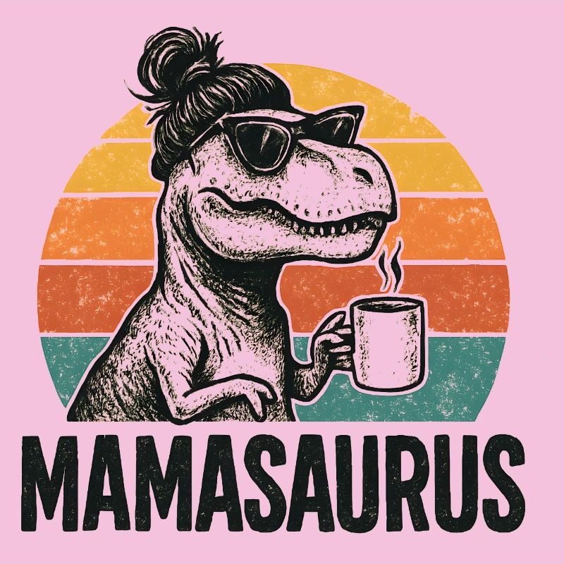 Mamasaurus Mama Mutter Geschenkidee Humor Lustig