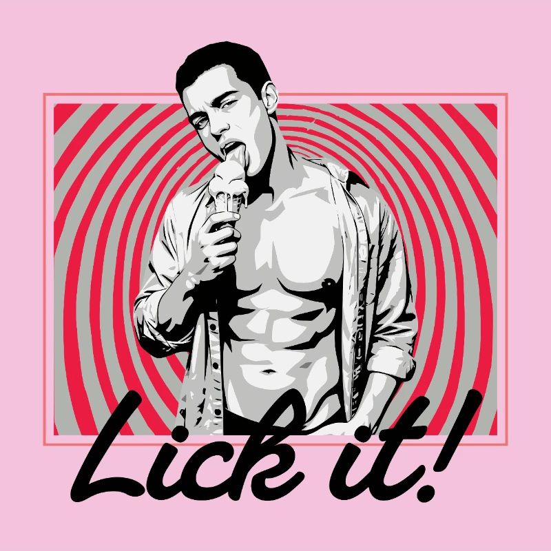 Pop Art rétro : Pose de la glace