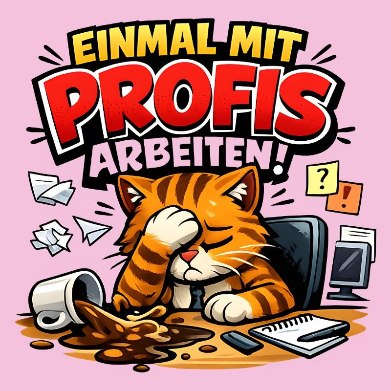 Einmal Mit Profis Arbeiten Sprüche Beruf