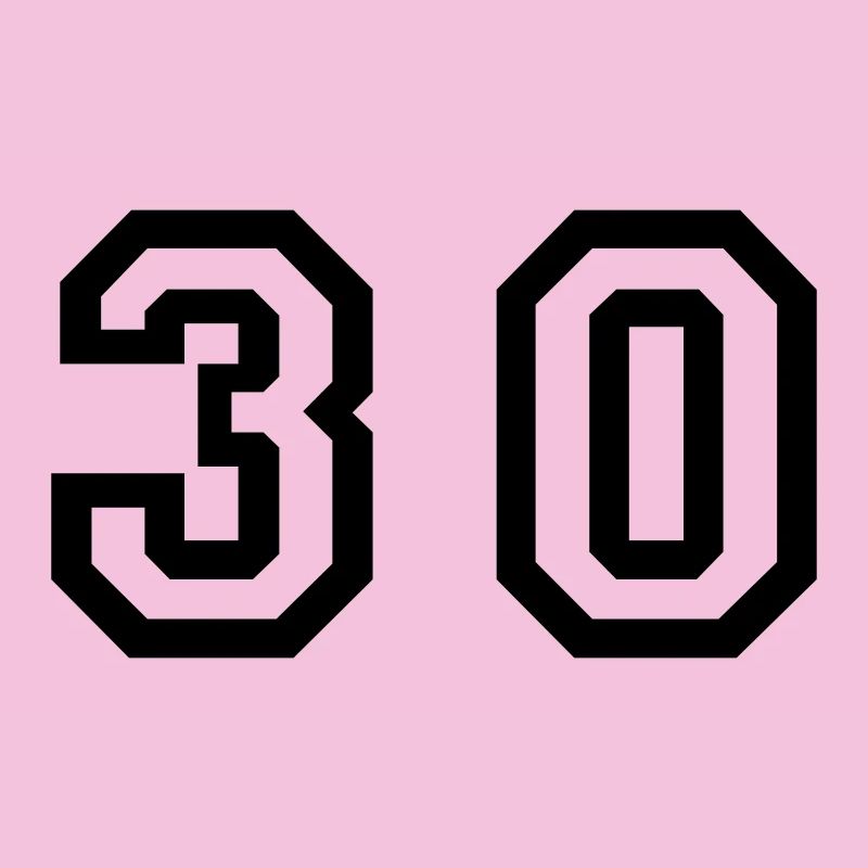 Number - 30 - Thirty