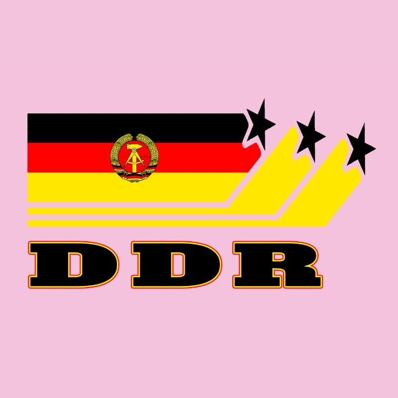 DDR Flaggen Design / Geschenk