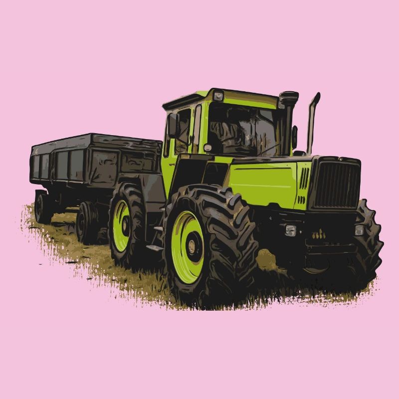 MB trac 1600 turbo with trailer