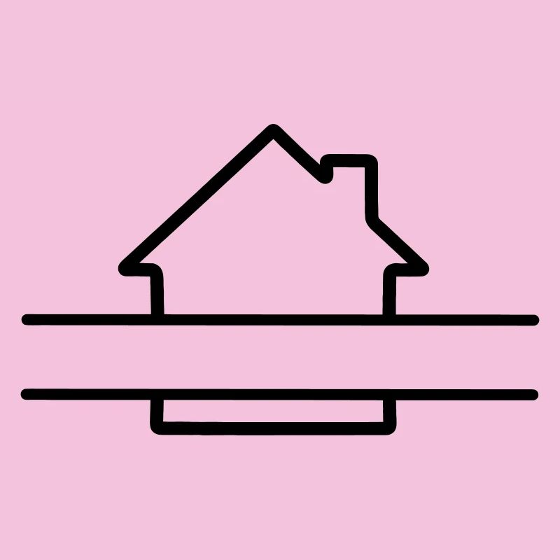 Haus einfaches langes Textbanner