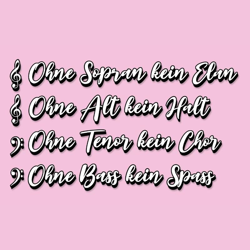 SATB Choir Saying