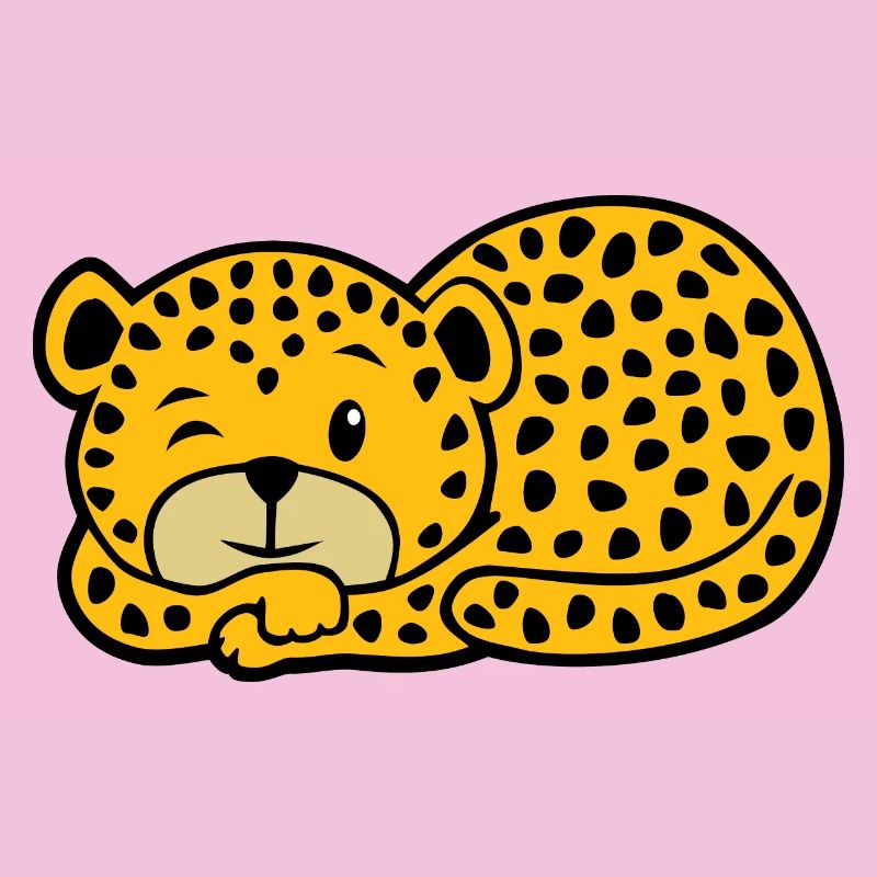 Sleeping Leopard