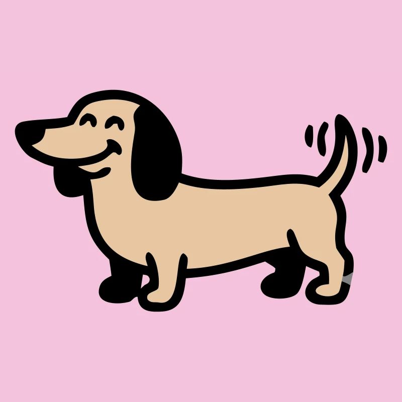 Comic du Chien Teckel Joyeux