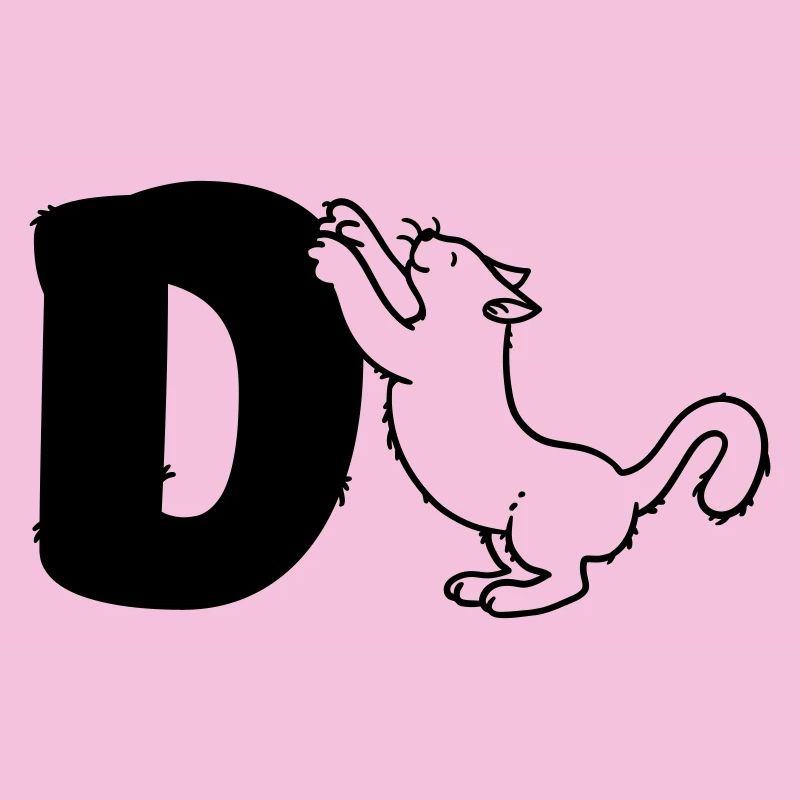 Lettre D du chat