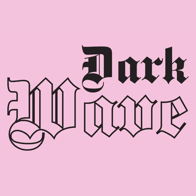 Dark Wave music Gothic Typography