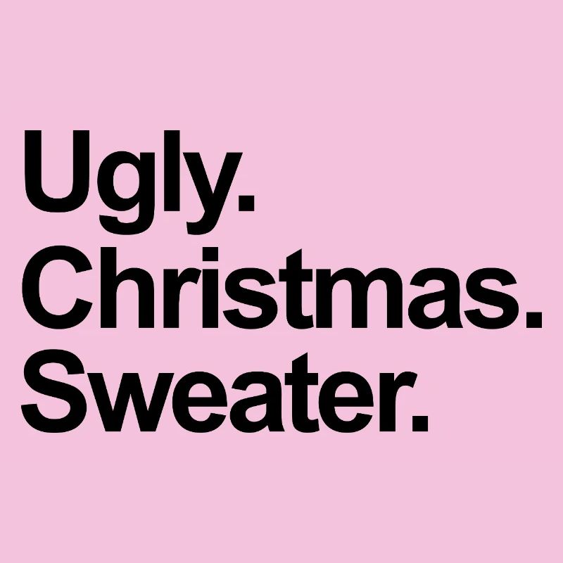 Pull de Noël moche