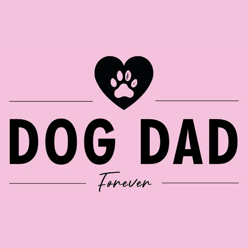 Hundepapa (Schwarz)